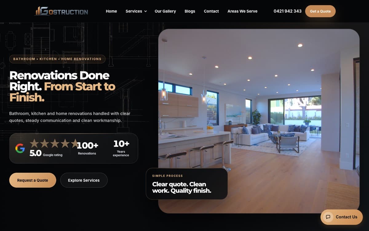GoStruction home page